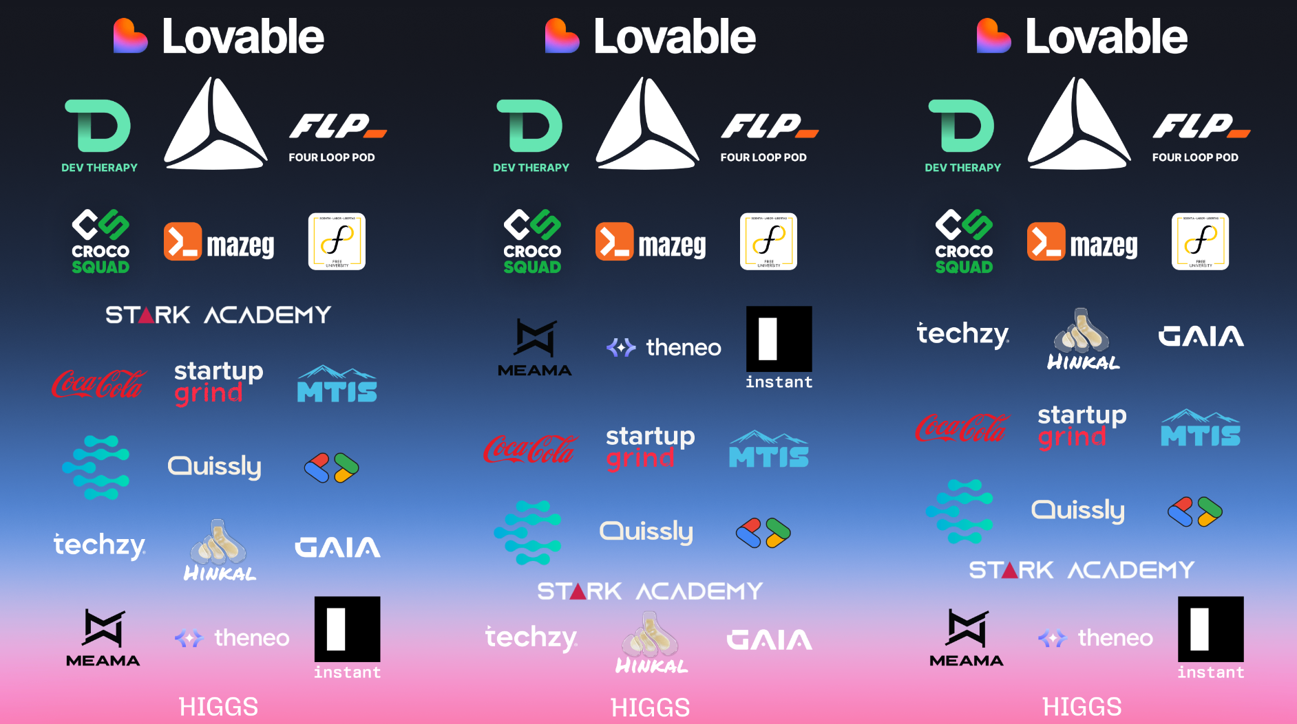 Logos of the 20+ organizations that supported HACKTOBERFEST Georgia 2025